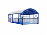 Panoramic Padel Court with Roof, 132483