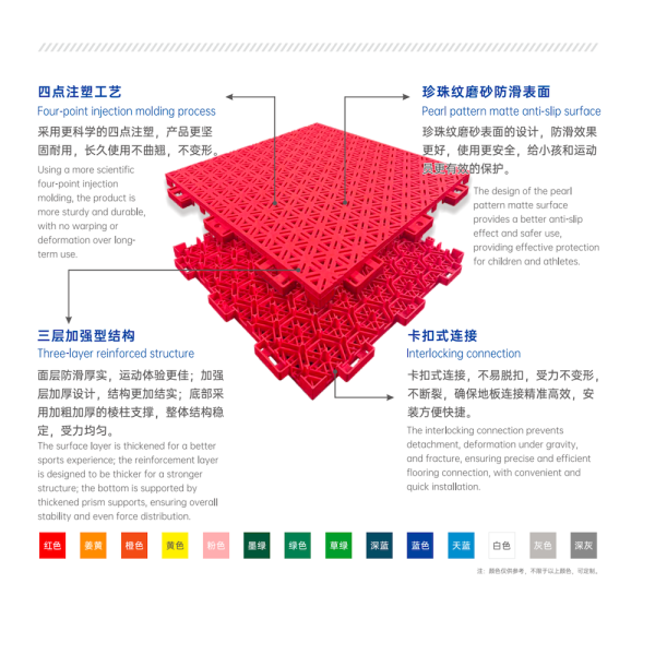 PP Flooring THX-P3 (Three-Layer Hexagonal Tile) - Image 2