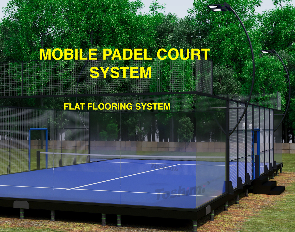mobile padel court THP1302 modular structure