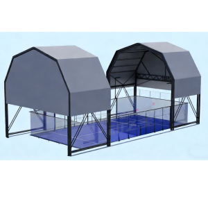 Retractable Padel Court Roof | Sliding Canopy System THP21