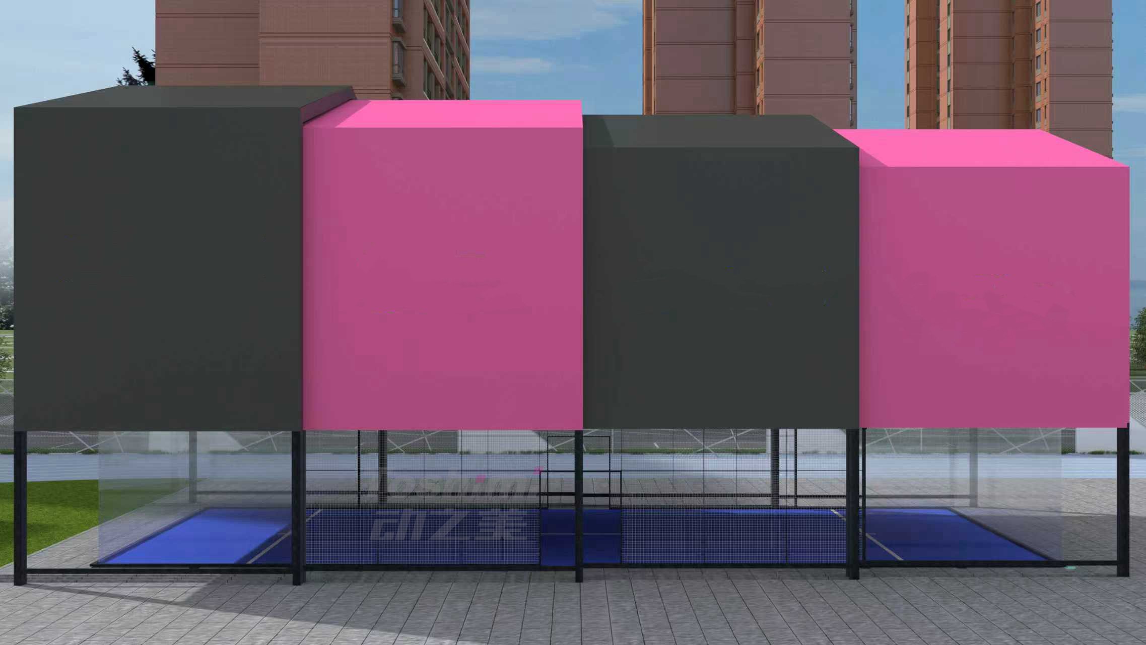 Retractable Padel Court Roof | Sliding Canopy System - Image 2