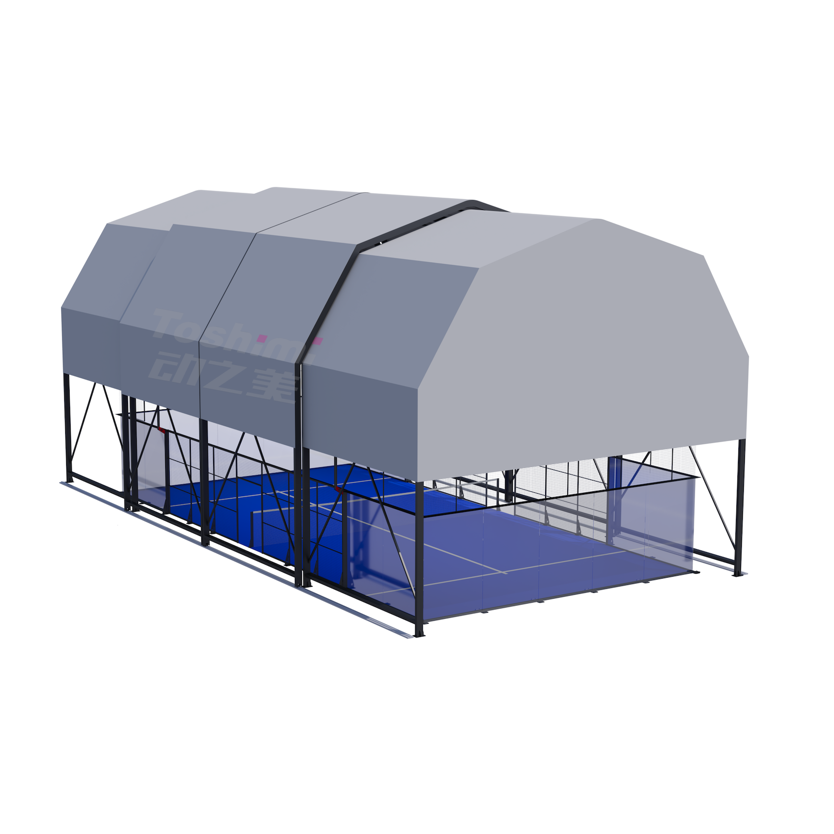 Retractable Padel Court Roof | Sliding Canopy System - Image 3